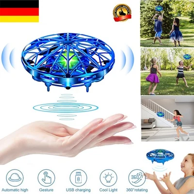 UFO Mini Drohne Handgesteuerte Infrarot Induktion Flugspielzeug Drohne Kinder - Bild 1 von 4