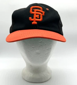 Vintage San Francisco Giants Youth Snapback Trucker Hat MLB Baseball Youngan - Picture 1 of 8