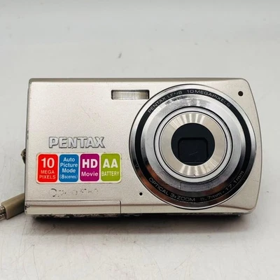 Cámara digital Pentax Optio E80 modelo de batería AA probado desde Japón - Imagen 1 de 4