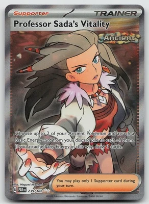 Professor Sada's Vitality Ultra Rare Holo SV04: Paradox Rift 239/182 NM - Image 1 of 2