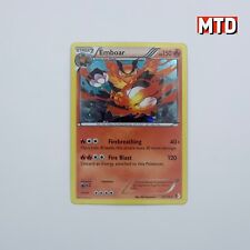 Emboar - 26/149 - Rare Holo Pokémon Card Black & White - Boundaries Crossed