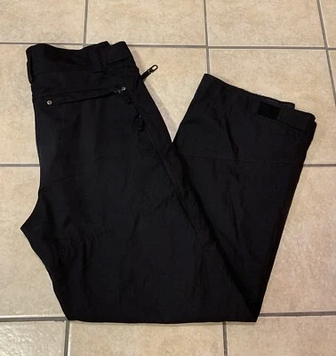 Calças esportivas masculinas M WHITE SIERRA pretas isoladas esqui neve inverno - Imagem 1 de 4