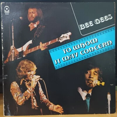Bee Gees ‎– To Whom It May Concern - 1972 Richmond press LP record VG+, cover G+ - Image 1 of 4