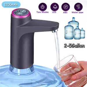 Water Bottle Switch Pump Electric Automatic Universal Jug Dispenser 5 Gallon USB - Picture 1 of 15