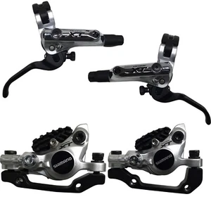 Juego de frenos de disco delanteros izquierdo Shimano Deore XT M785 950mm trasero derecho 1500mm con aleta - Imagen 1 de 11