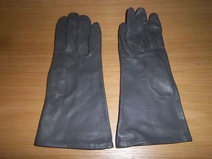 Damenhandschuh Gr. 7,5, hellgrau, dünn, feinstes Leder, NEU ! Vintage, 60er/70er - Bild 1 von 2