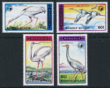 Mongolia Scott 1851-1854 Cranes MNH 1990