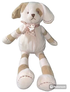 Rare Bearington Baby Wiggles Pink Brown Puppy Plush Long Legs - Picture 1 of 5