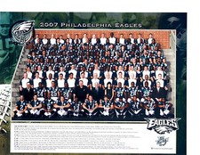 2007 PHILADELPHIA EAGLES TEAM 8X10  PHOTO  FOOTBALL NFL USA MCNABB