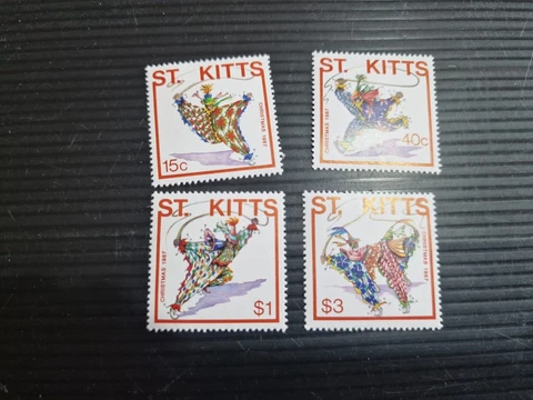 ST.KITTS 1987 SG 246-249 CHRISTMAS  MNH Cover