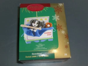 Carlton Heirloom Grandson 2005 Ornament NIB Ships Free! - Picture 1 of 2