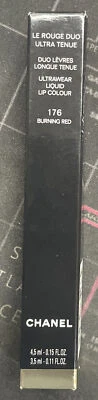 CHANEL LA ROUGE DUO ULTRAWEAR COLOR DE LABIOS LÍQUIDO 176 ROJO ARDIENTE ¡¡¡¡NUEVO EN CAJA!!!!! Foto 1 de 4