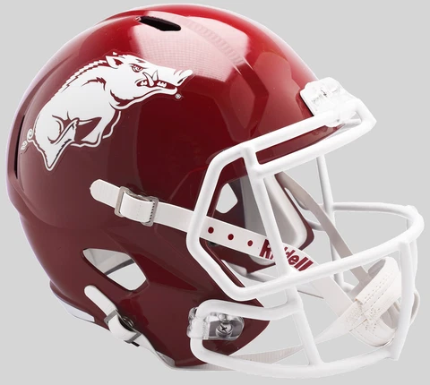 ARKANSAS RAZORBACKS NCAA Riddell SPEED Full Size Replica Football Helmet Cover