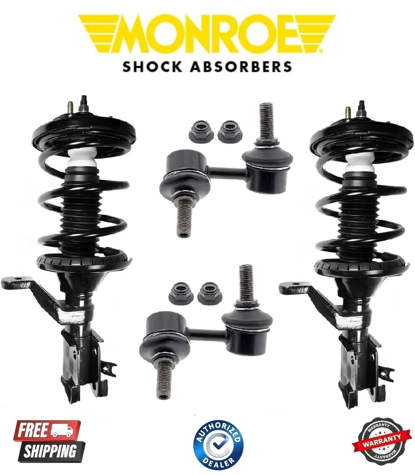 Puntales de suspensión delantera completos y barra estabilizadora para Honda Civic 2003-2005 1,7 L Foto 1 de 1