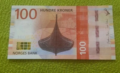 NORWAY 100 KRONER 2016 UNC COMBINE BANKNOTES FOR FREE!!!BEST PRICE!!! - Image 1 of 3