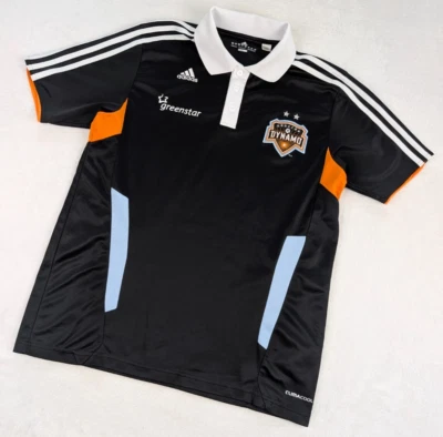 Houston Dynamo Adidas Soccer Polo Shirt Jersey Mens Small 2011-2012 MLS - Image 1 of 4