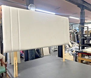 Headboard Plush Fabric 20" Side pannel Upholstered Bed - All Sizes & Colours - Picture 1 of 4