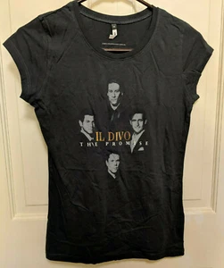 IL DIVO THE PROMISE - 2008 TOUR T-SHIRT - GRAU - TEENAGER MEDIUM FÄLLT KLEIN AUS - Bild 1 von 3