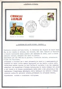 BUSTA FDC ROMA REPUBBLICA 1980 CASTELLO DI SAINT PIERRE AOSTA (BP148) - Picture 1 of 1