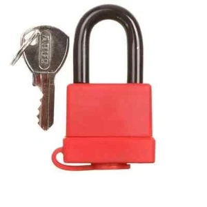 1x ABUS 70/30 Brass Body Padlock with Steel Plastic Sleeved Shackle 66x40x22mm - Imagen 1 de 3