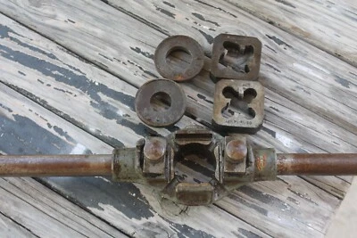 Vintage Craftsman Pipe Threader with Dies 1/2"  3/4" - Image 1 of 4