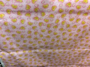 Makower-443-Spring Parade Chicks- On Pink-100% Cotton - Picture 1 of 4