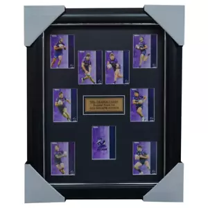 2025 NRL Traders Cards Melbourne Storm Team Set Framed - Foto 1 di 1