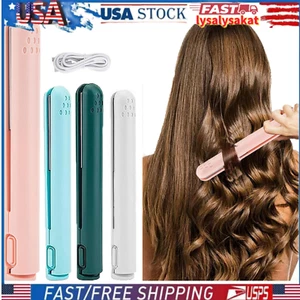 Dual-purpose Curling Iron 2 in 1 Hair Curler Portable Ceramic Mini Hair Curler - Picture 1 of 18