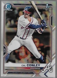2021 BOWMAN CHROME DRAFT (#BDC-70) - REFRACTOR - PROSPECT - CAL CONLEY - Picture 1 of 1