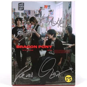 Dragon Pony - Pop Up 1st EP Album Signed Autographed CD Promo 2024 K-Pop K-Rock - Picture 1 of 6