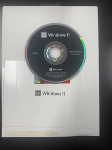 Windows 11 Pro 64-Bit DVD & GENUINE KEY FREE SHIPPING - Picture 1 of 1