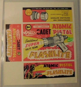 Tom Corbett Space Cadet Pistola Atómica Linterna Caja Cubierta Hoja - Imagen 1 de 1