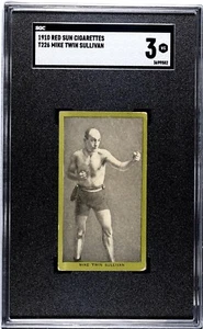 1908-1910 T226 Red Sun Puglistic Subjects Mike "Twin" Sullivan (SGC 3 VG) - Picture 1 of 2