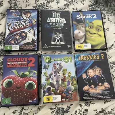 Dvd Kids Flicks Bundle DVDs Inc Cloudy Meatballs2 Shrek2 Trekkies2 & More - image 1 of 3
