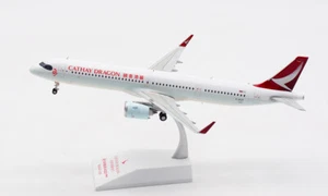 1:200 JC Wings CATHAY DRAGON AIRBUS A321NEO Airplane Diecast Aircraft Model - Picture 1 of 16