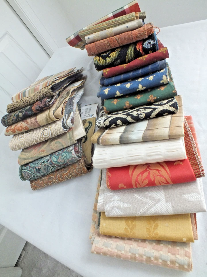 U pick  3 correlating Kravet 13x18" & 12"  sq. fabric samples 1990s vtg Hi end - Image 1 of 1