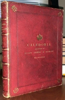 1878, CALEDONIA, SCOTT, BURNS, & RAMSAY, ILLUSTRATED, BEAUTIFUL FINE BINDING - Image 1 of 4