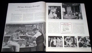 GLENN FORD 1958 I CAN ALWAYS ESCAPE PERSONAL STORY PICTORIAL WITH WIFE & SON - Bild 1 von 1