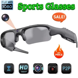 NEW HD 1080P Outdoor Eyeglass Glasses Eyewear With Sport Action Camera WiFi Cam - Picture 1 of 23