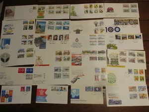 New Zealand FDC selection 1980's X 24 different First day covers. - Picture 1 of 5