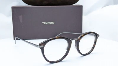 Tom Ford TF5497 052 Dark Havana Round Unisex Eyeglasses 48mm - Image 1 of 4