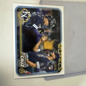 2024 Topps Series 2 Golden Mirror Image Variation Steven Cruz #360 Rookie RC - Picture 1 of 2