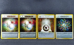 Rainbow & Miracle & Steel Energy 4set Holo LP Japanese Pokemon Card - Picture 1 of 18