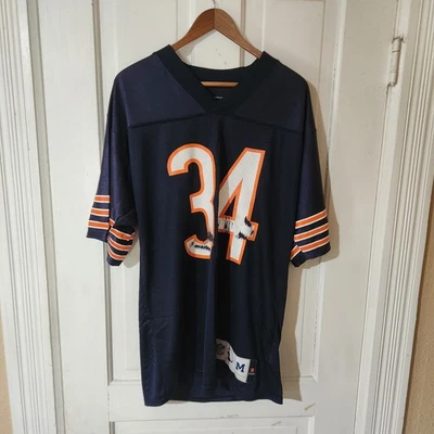 Camiseta Walter Payton 1985 Chicago Bears NFL Retro Rewind Reebok tamanho médio masculina  - Imagem 1 de 4