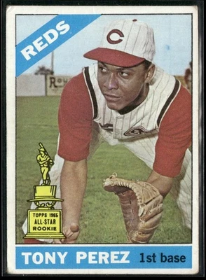 Copa Oro Tony Pérez 1965 Topps Béisbol #72 Foto 1 de 2