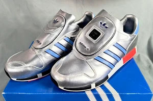 RARA Adidas Micropacer Argento Metallizzato Blu Chiaro FY7687 Uomo Us 8.5 NOS - Foto 1 di 9