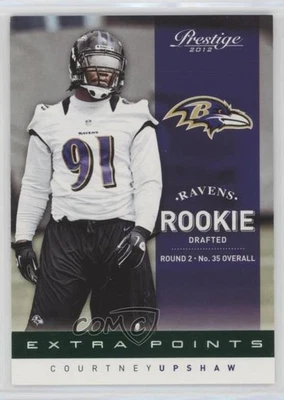 2012 Playoff Prestige Extra Points Green /25 Courtney Upshaw #219 Rookie RC - Image 1 of 2