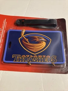ATLANTA THRASHERS NHL Team NEW Soft Rubber Luggage Tag - Picture 1 of 5