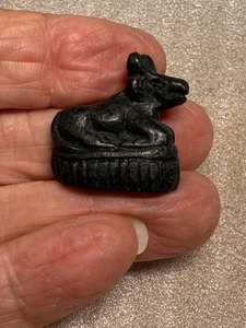 Cute Bronze Bull Opium Weight Sculpture Figure Paperweight, Ships from USA - Picture 1 of 4