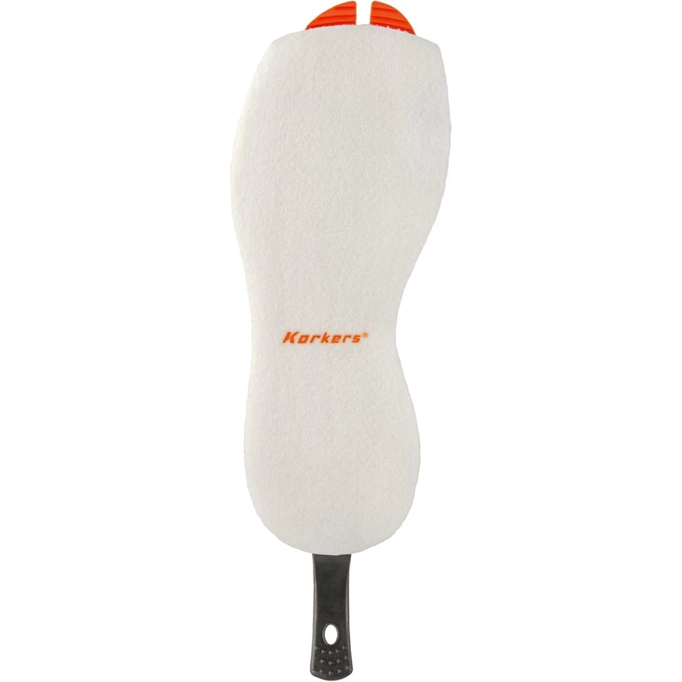 KORKERS Omnitrax V3.0 Interchangeable Felt Fishing Soles, White/Orange - Image 1 of 1